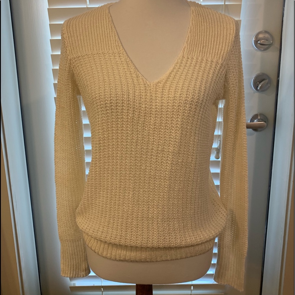 Joie Cream Knit Sweater